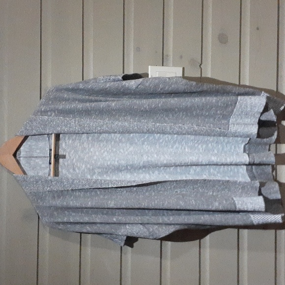 Eileen Fisher Women's Organic Cotton Linen Slub Cardigan Gray Boxy Long Size XS - Picture 4 of 6